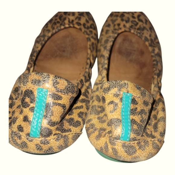 Tieks By Gavrieli Women's Leather Stylish Comfy Leopard  Slip On Ballet Flats 8 - Picture 6 of 12